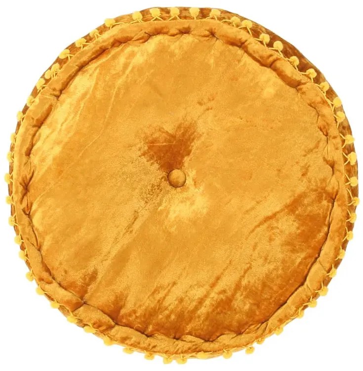 Pufa żółta tapicerowana K3-B67