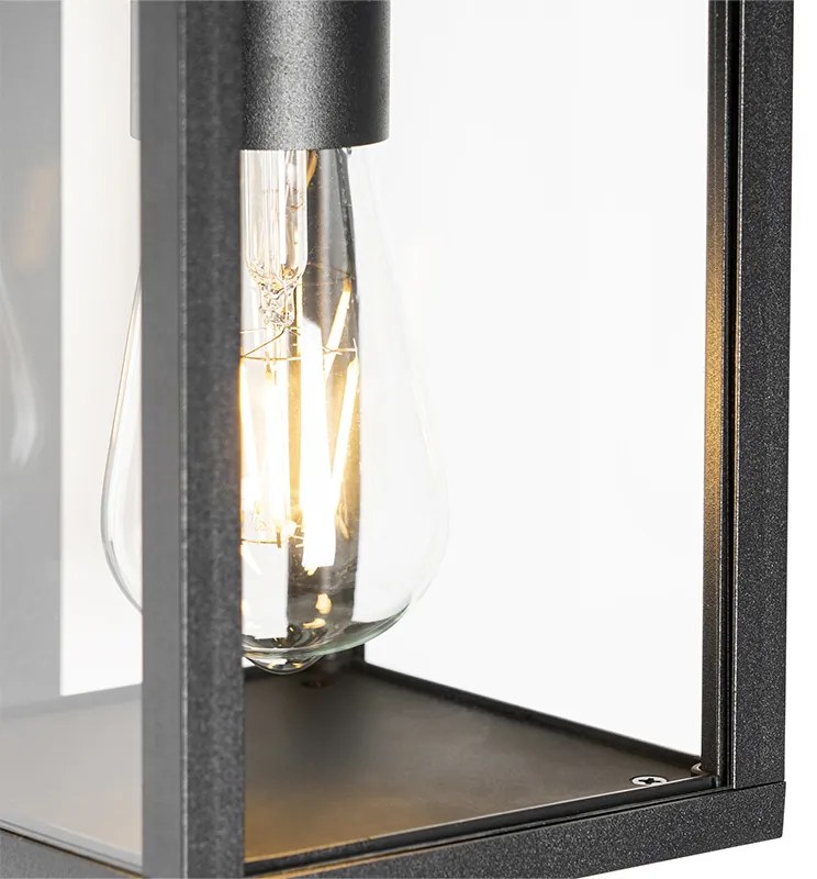 Zewnetrzna Industrialna lampa ścienna zewnętrzna czarna IP44 - CharloisPrzemysłowy Oswietlenie zewnetrzne
