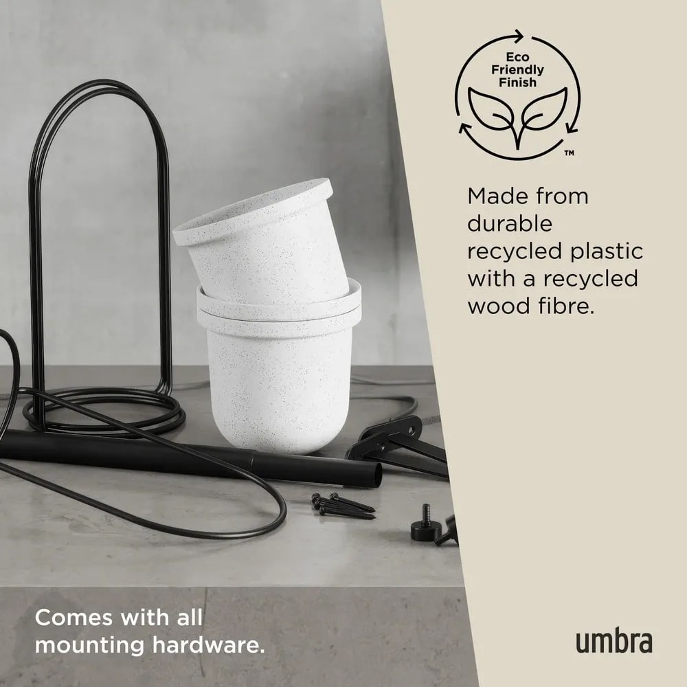 Plastikowe osłonki na doniczki zestaw 5 szt. ø 7,5 cm Triflora – Umbra
