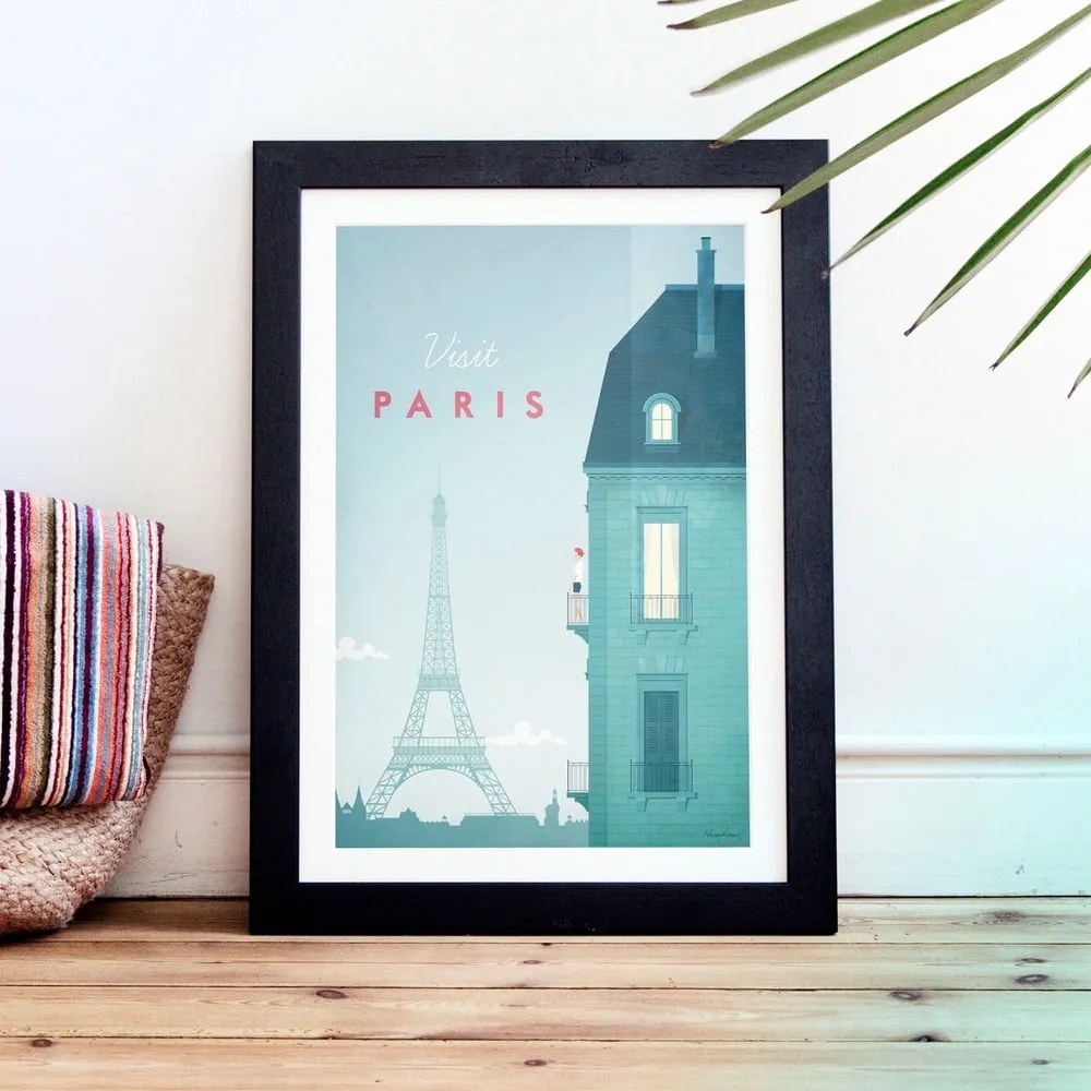 Plakat Travelposter Paris, 50 x 70 cm