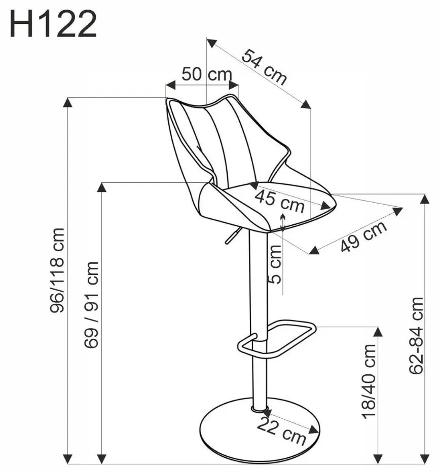 Hoker H-122 beżowy HALMAR