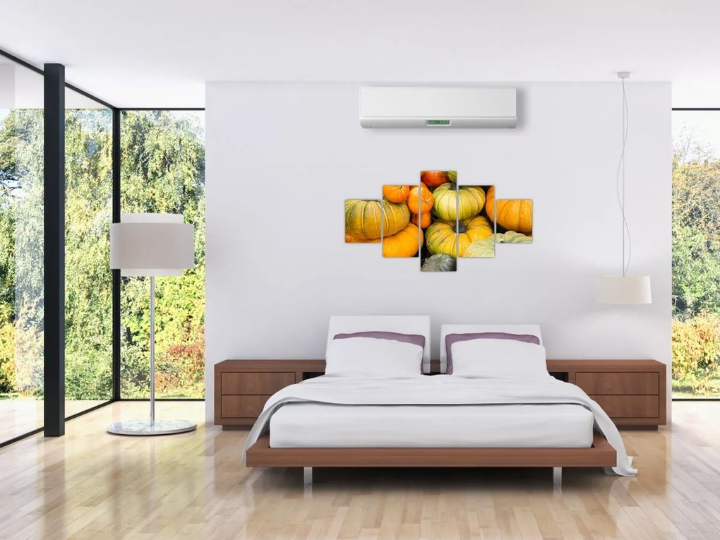 Obraz - Jesienna dynia (125x70 cm)