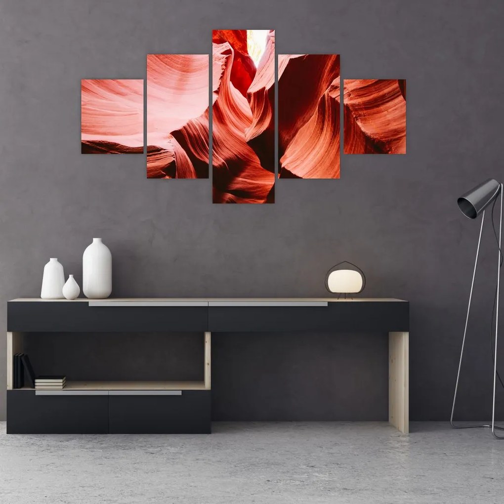 Obraz czerwonych skał (125x70 cm)