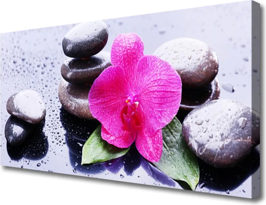 Obraz canvas Malarska Interpretacja Orchidei