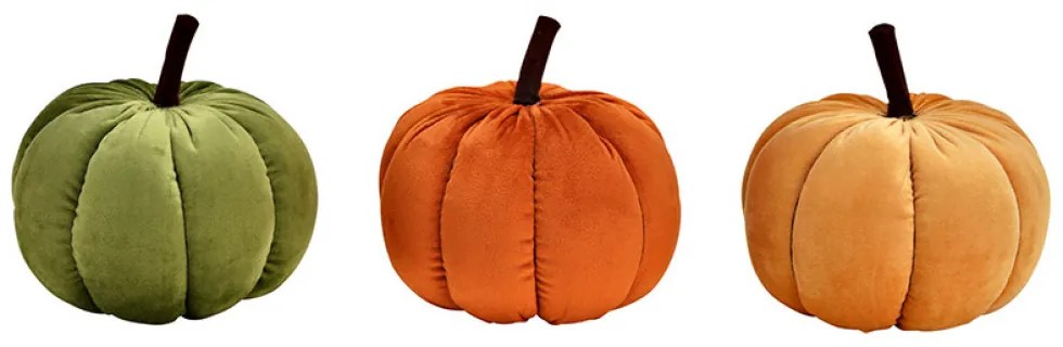 Dekoracja PUMPKIN 14x18 cm - różne kolory Kolor: Zielony