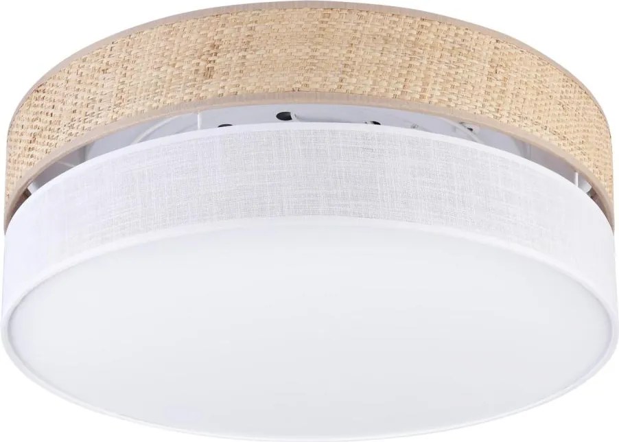 Lampa sufitowa SIRJA BOHO 2xE27/15W/230V Ø 45 cm beżowo-biała