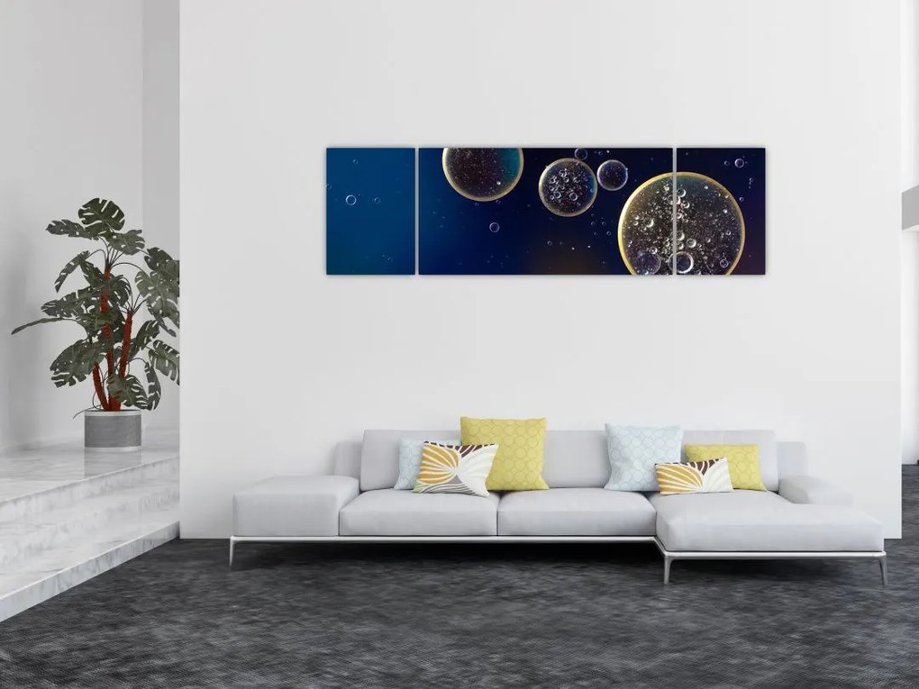 Obraz bąbelków (170x50 cm)