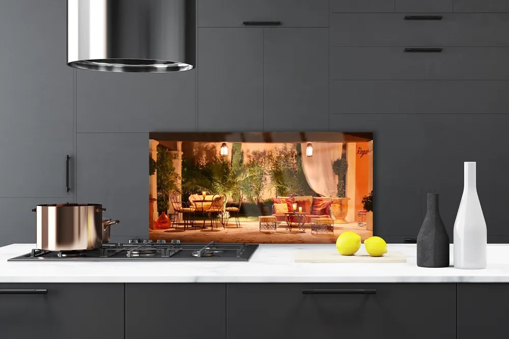 Panel Kuchenny Malownicza Restauracja Miejska