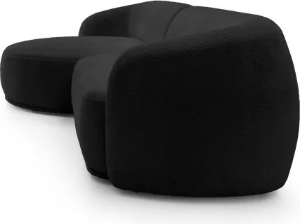 Narożnik NOBO Lewostronny system modułowy tkanina DressME 21 Grafitowy