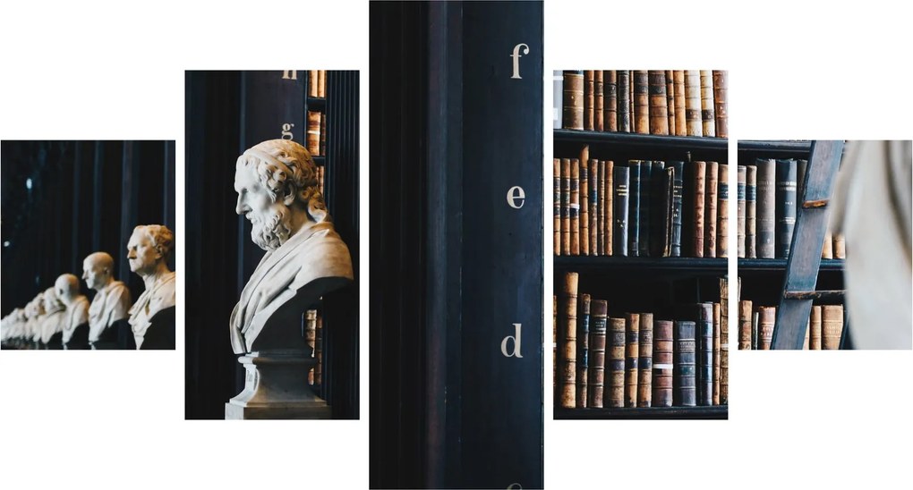 Obraz - W bibliotece (125x70 cm)