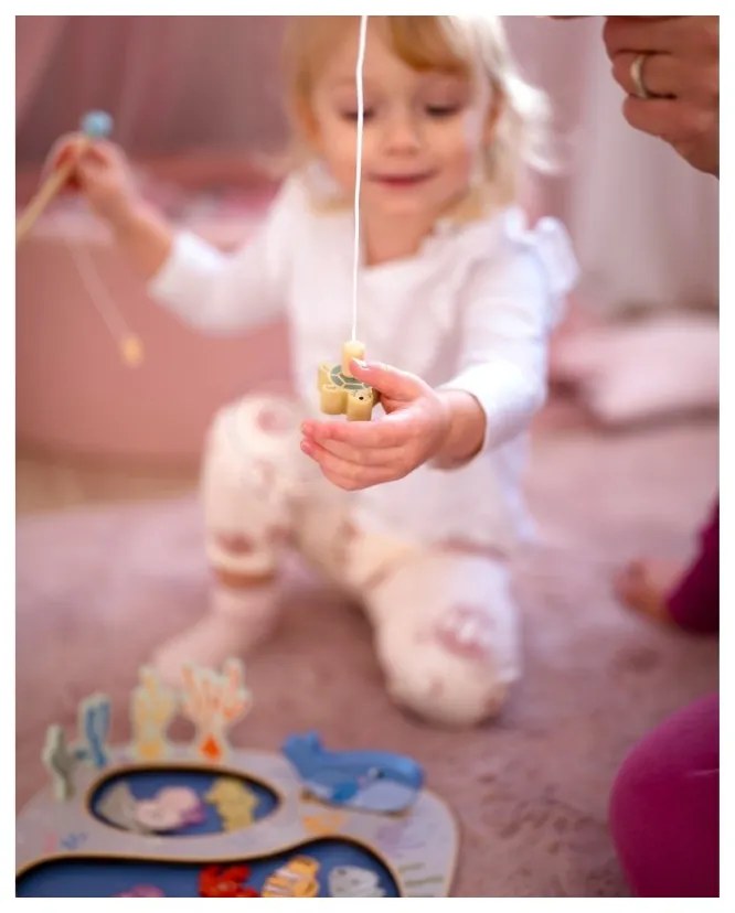 Tooky toy złowić rybkę gra zręcznościowa układanka montessori