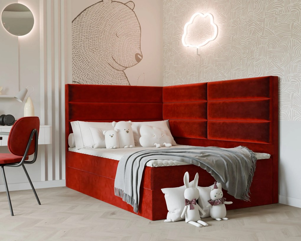 Łóżko dziecięco-młodzieżowe MILAN 2 - 70x200