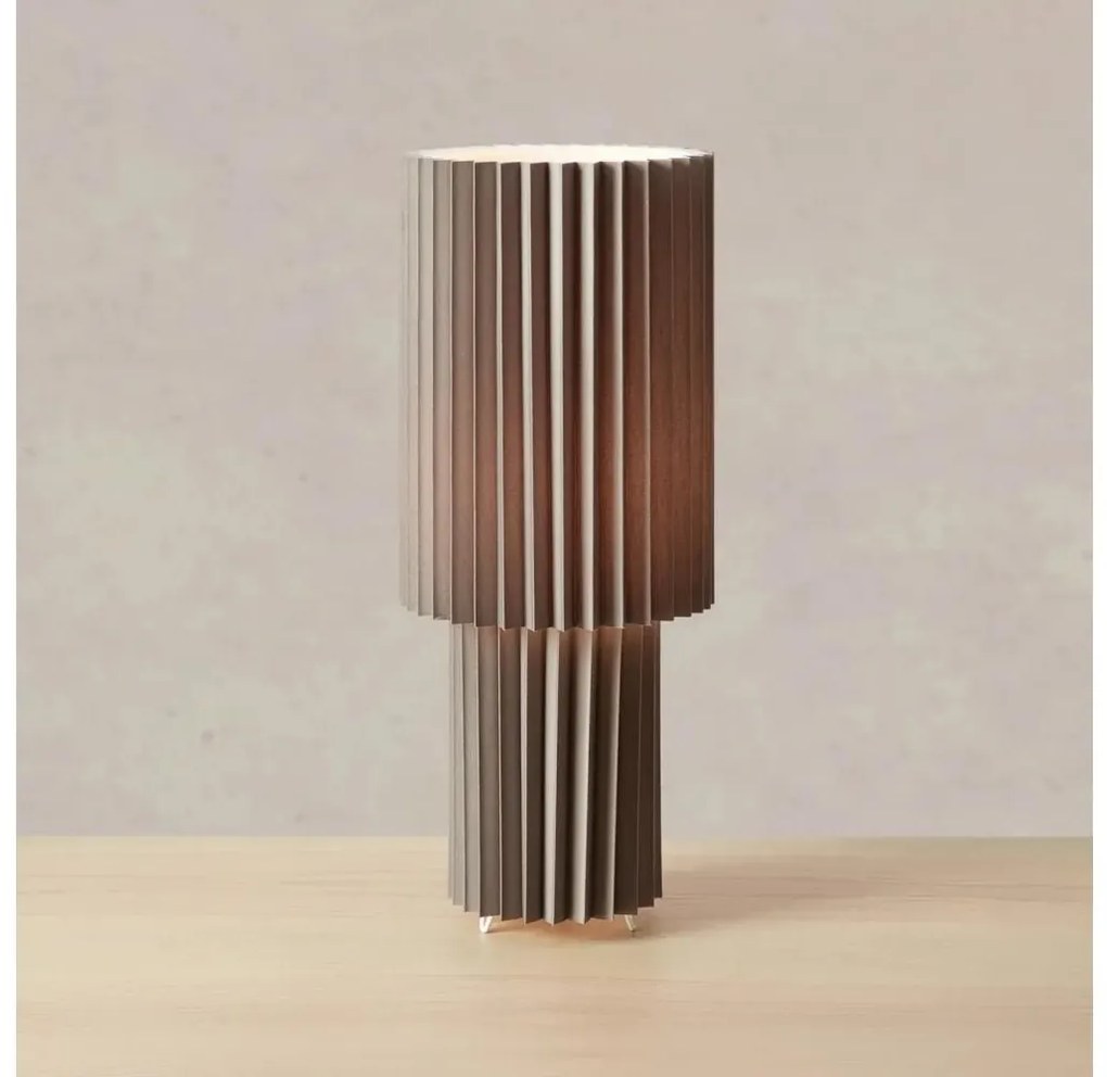 Markslöjd 108898 - Lampa stołowa CATIS 1xE27/60W/230V 45 cm szara