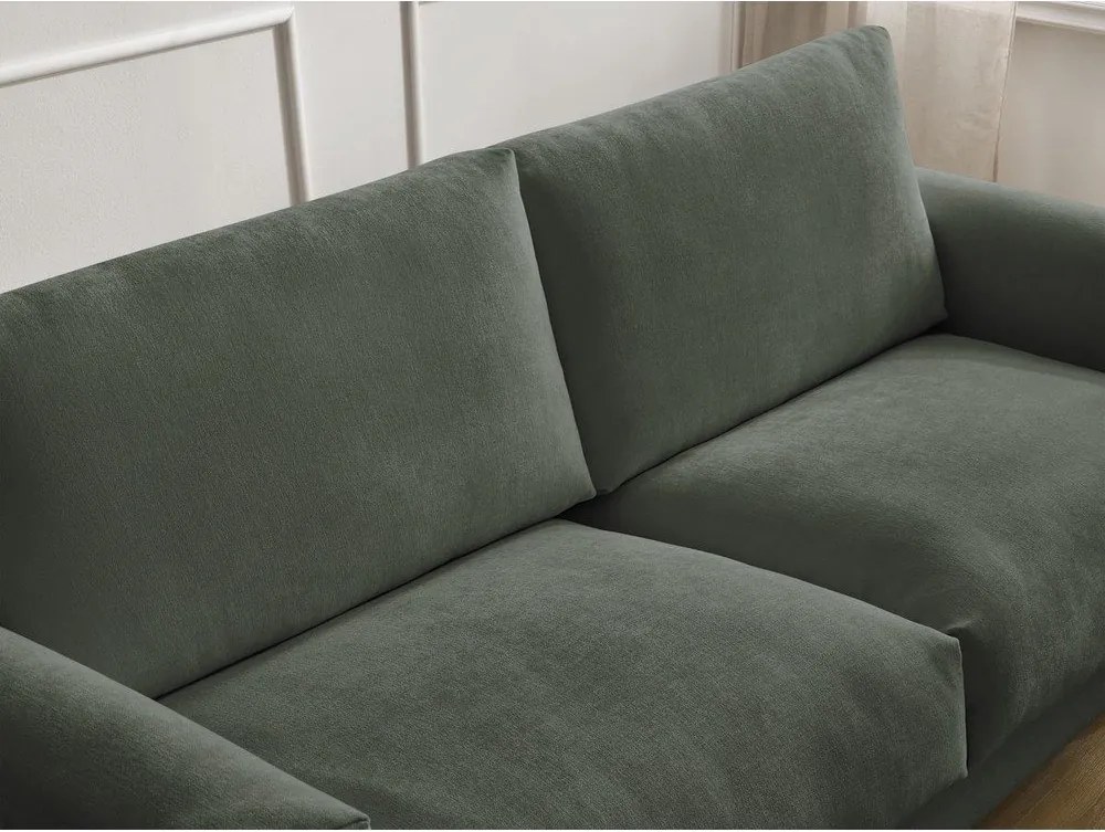 Zielona rozkładana sofa do spania 200 cm Cocoone – Bobochic Paris