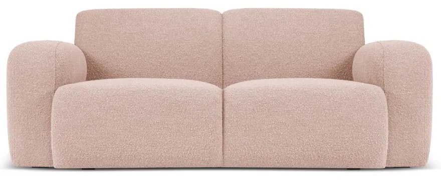 Różowa sofa z materiału bouclé 170 cm Molino – Micadoni Home