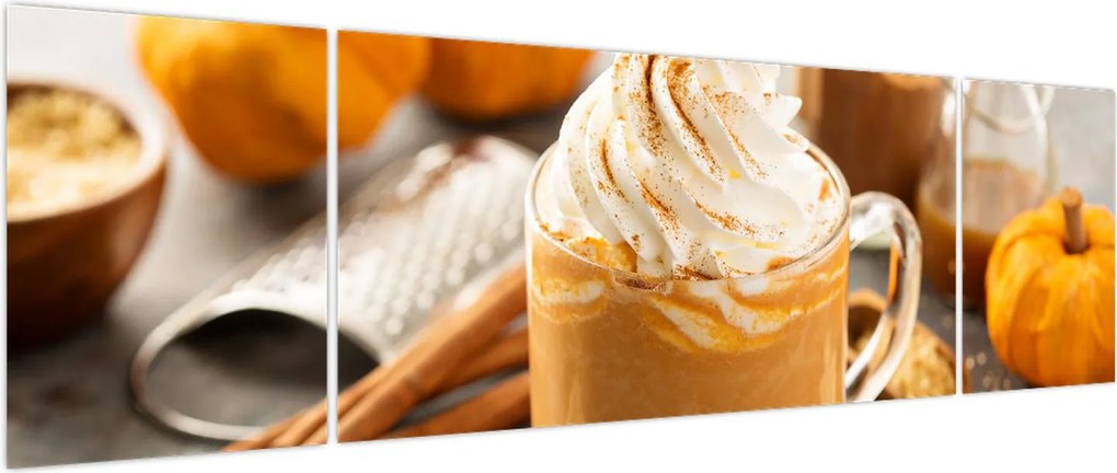 Obraz - Dyniowa latte (170x50 cm)