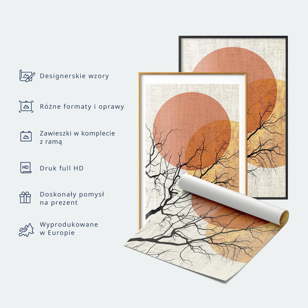 Plakat Leniwiec trendsetter 21x30 cm z ramą czarną z marginesem ARTGEIST B