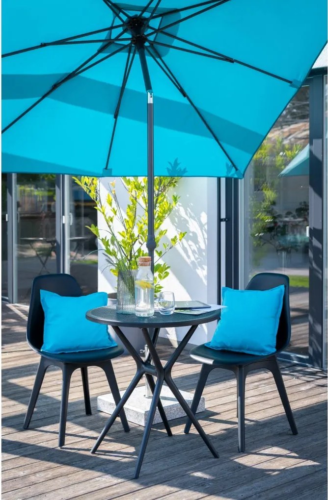 Derby Basic parasol z mechanizmem podnoszenia 210 x 210 cm – uchylny parasol - Towar rozpakowany (S290)