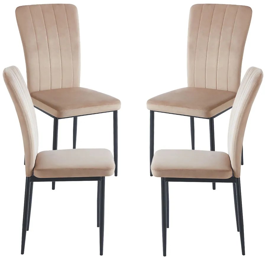 Zestaw 4 Krzese Bioba