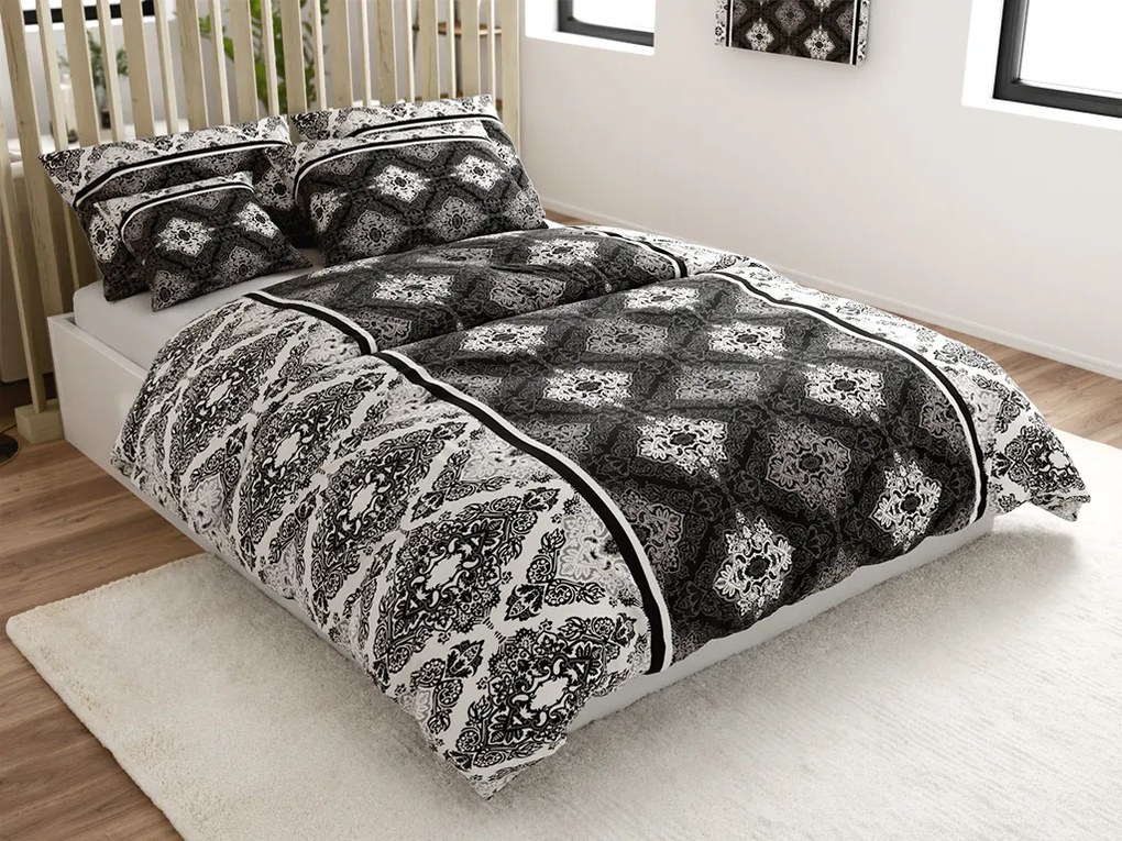 PrzytulneMieszkanie.pl PrzytulneMieszkanie.pl Pościel bawełniana NISCHA szara