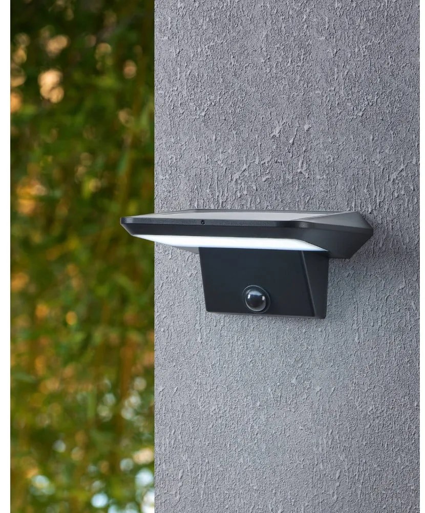 Solarna zewnętrzna lampa ścienna LED (wysokość 7,5 cm) PORRASSA – EGLO