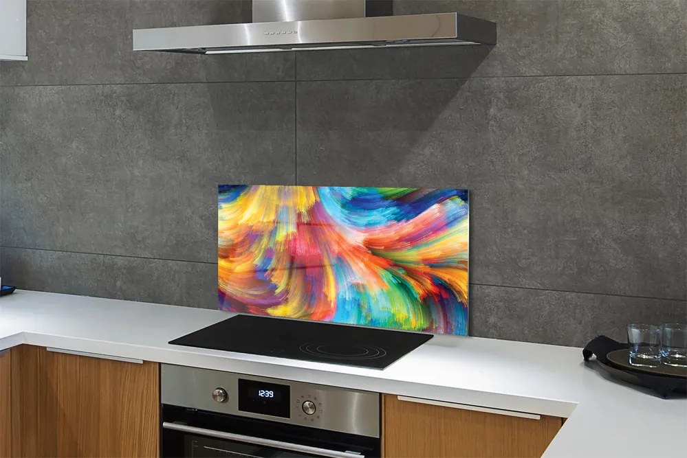 Panel Kuchenny Szklany Dynamiczny Rytm Barw