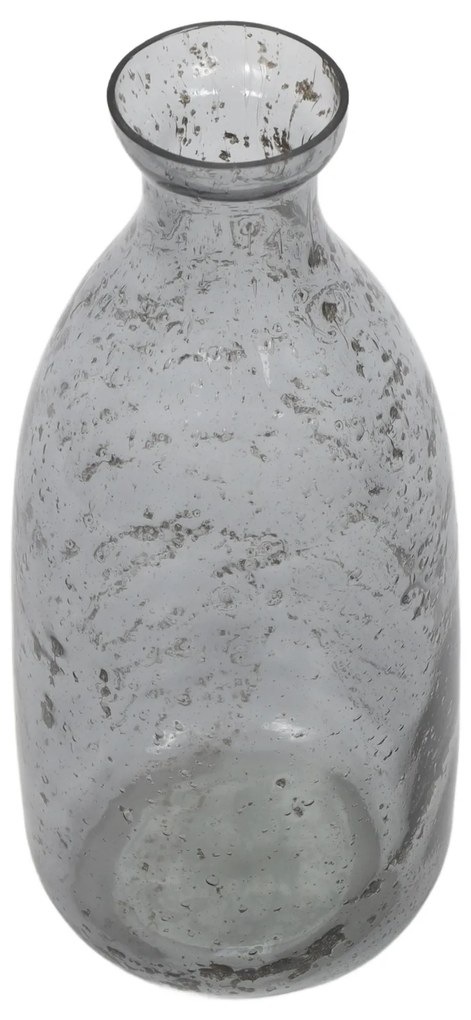 Szklana butelka nakrapiana, Ø 10 cm