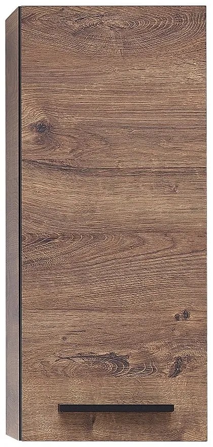 Brązowa wisząca szafka łazienkowa w dekorze dębu 30x70 cm Set 374 – Pelipal