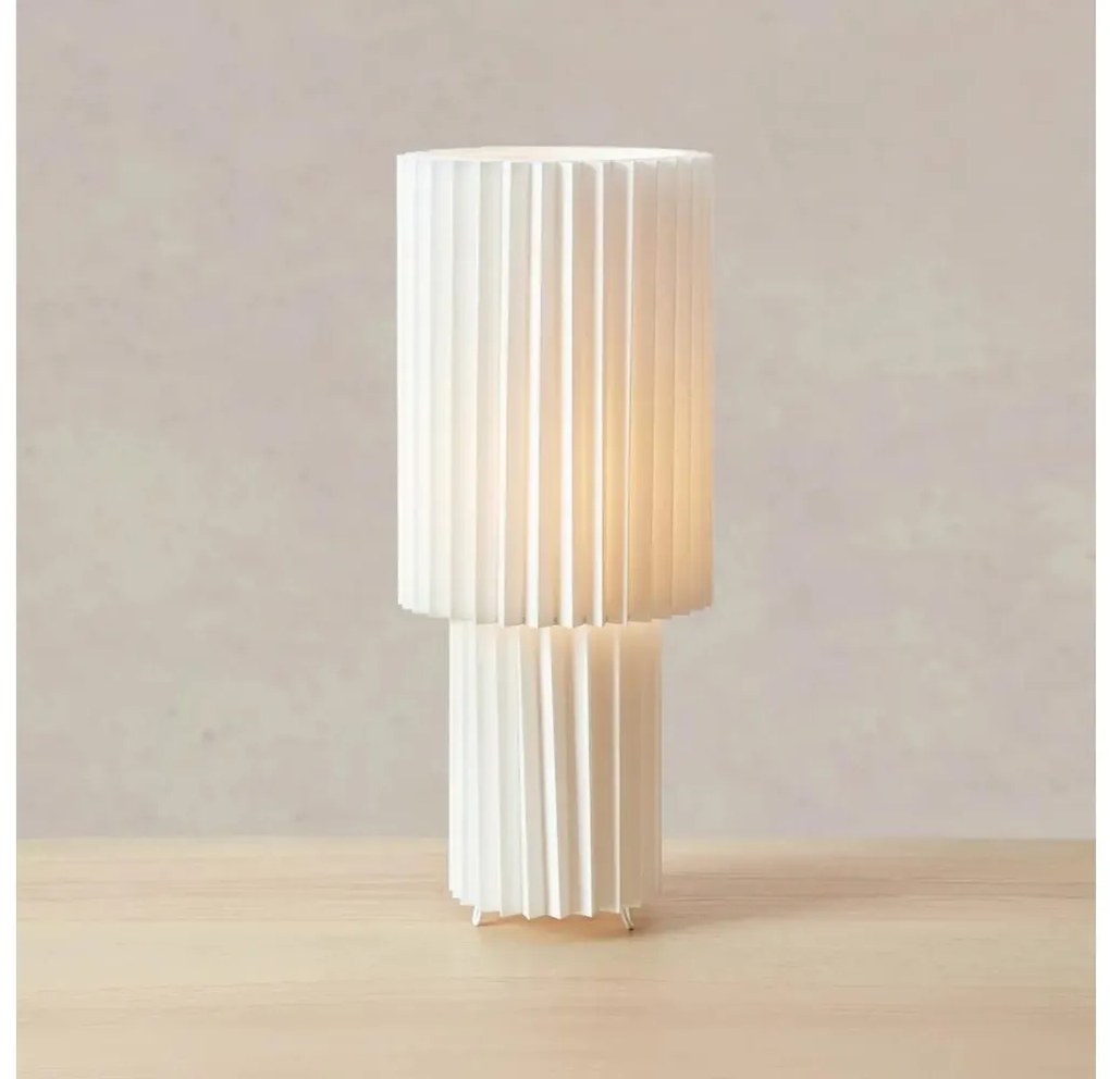 Markslöjd 108897 - Lampka stołowa CATIS 1xE27/60W/230V 45 cm biała