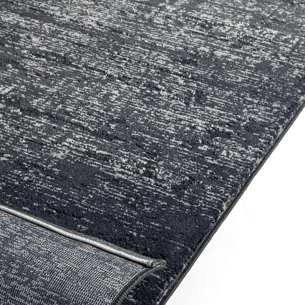 Dywan nowoczesny Stella antracyt melanż koło 120 cm x 120 cm