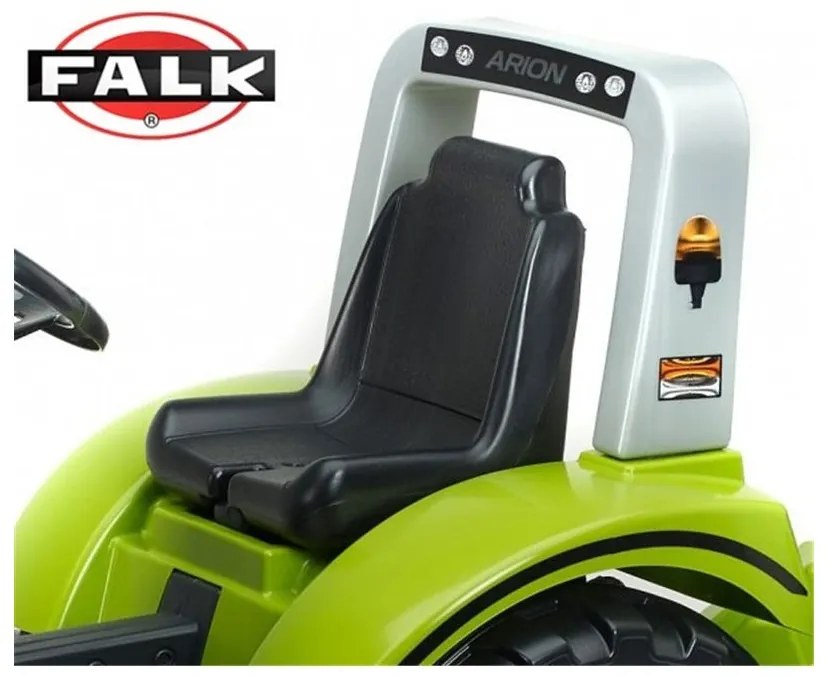Falk duży traktor na pedały claas przyczepa