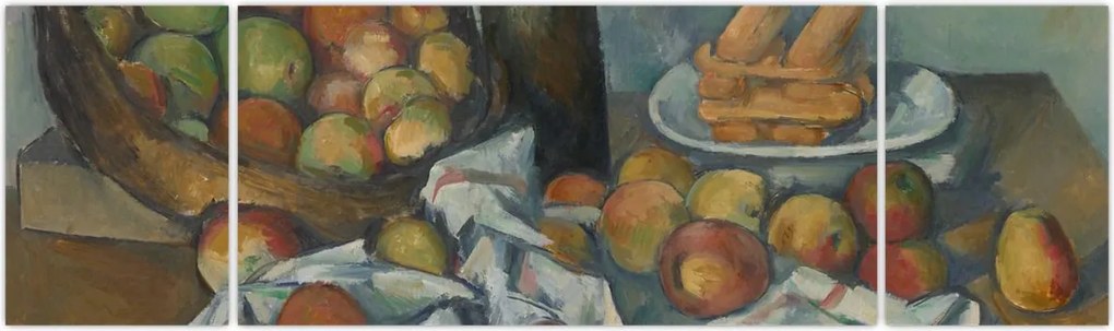 Obraz - Paul Cezanne, The Basket of Apples, reprodukcje (170x50 cm)