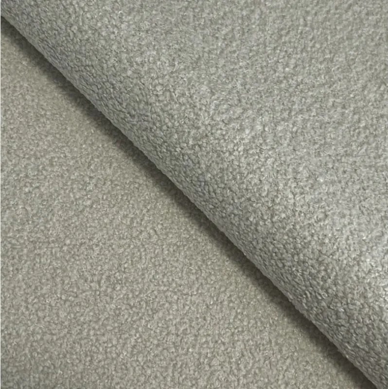 Pufa BALOO w kolorze jasnej szarości w tkaninie LAMBI 11