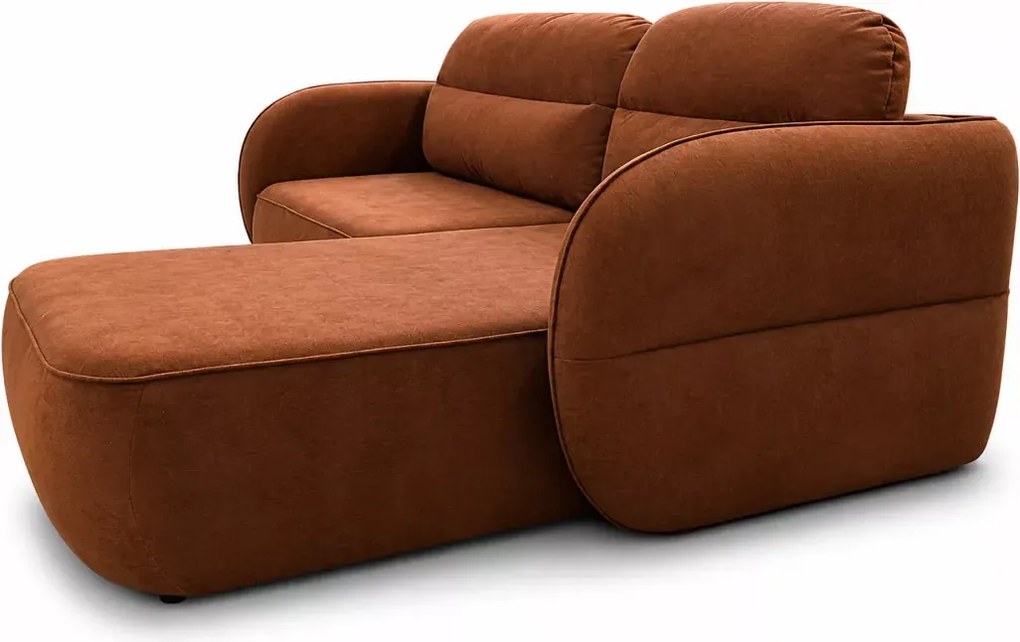 Narożnik uniwersalny Blando z funkcją spania DL i pojemnikiem na pościel – nowoczesna sofa narożna do salonu
