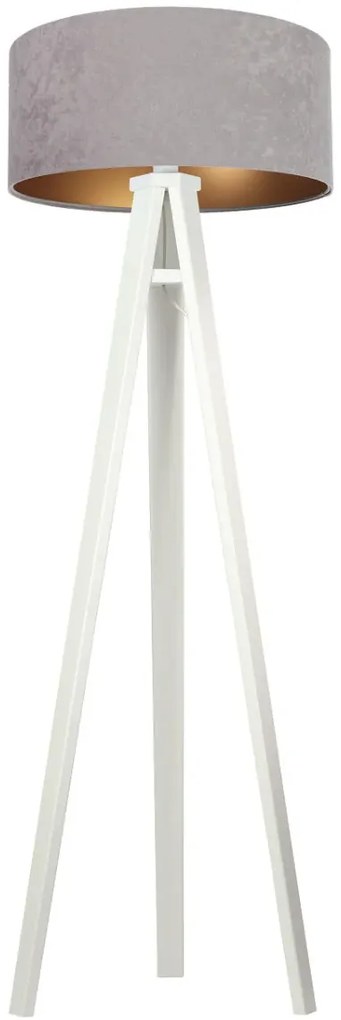 Lampa stojąca HOME 50 szara/złota/biała BPS KONCEPT