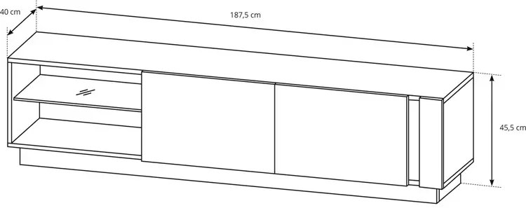 Zestaw białych mebli do pokoju L4-T53