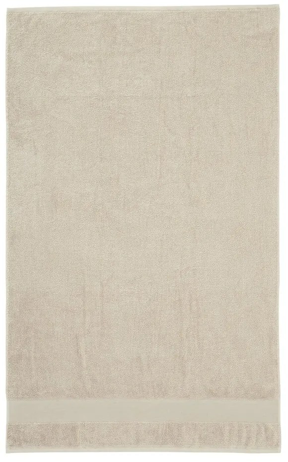Beżowy bawełniany ręcznik frotte 50x85 cm Anti-Bacterial – Catherine Lansfield