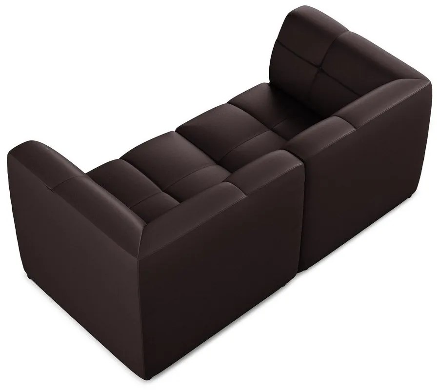 Ciemnofioletowa sofa z imitacji skóry 180 cm Aloha – Makamii
