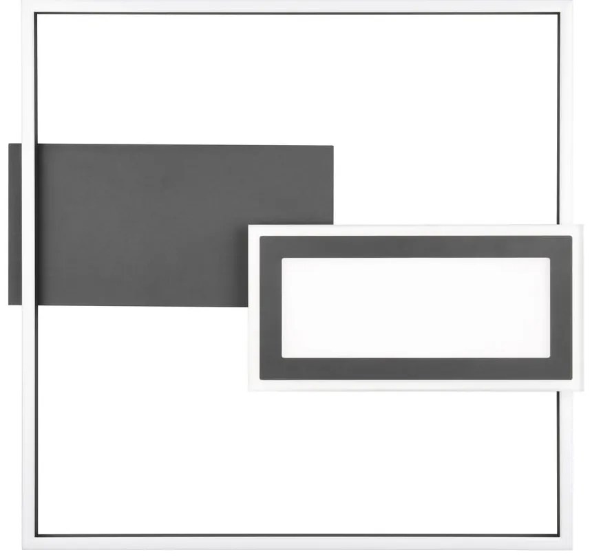 Czarna lampa sufitowa LED 50x53 cm Spiro – Trio