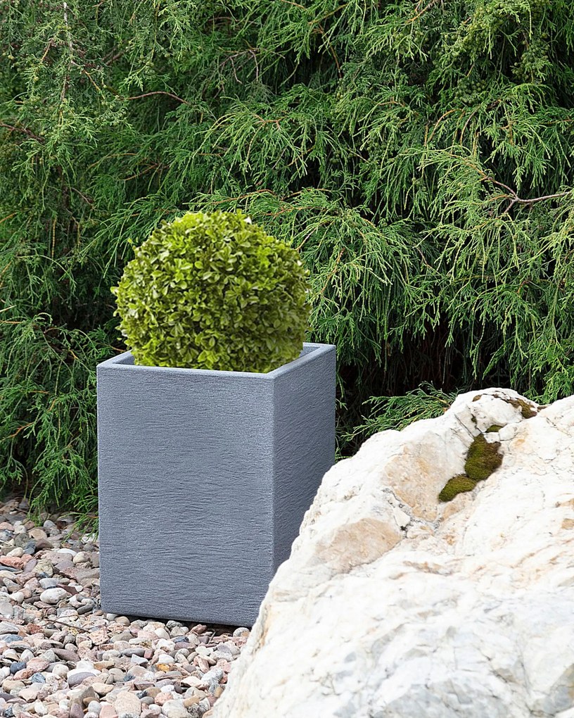 Osłona donicy Cubus Grey 29 x 29 x 40 cm