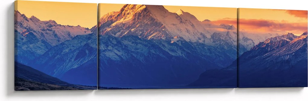 Obraz - Jezioro Pukaki (170x50 cm)