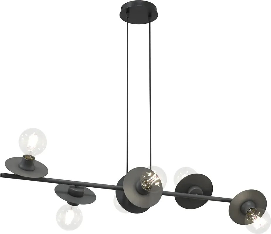 Czarna modernistyczna lampa wisząca - D159 A0-R26