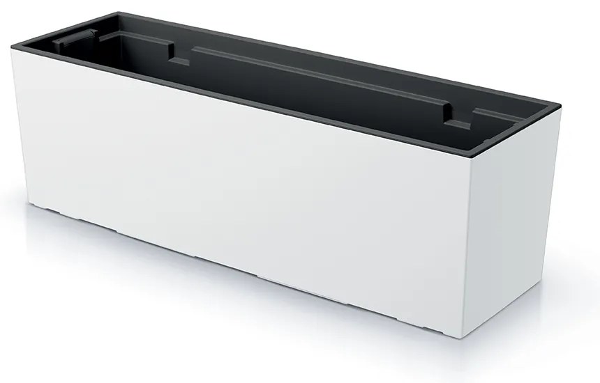 Doniczka ogrodowa 77 x 23,5 x 24,6 cm Urbi Case biała PROSPERPLAST