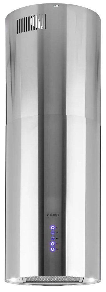 Klarstein Beretta 35cm 518.5 m³/h Okap Wyspowy Srebrny