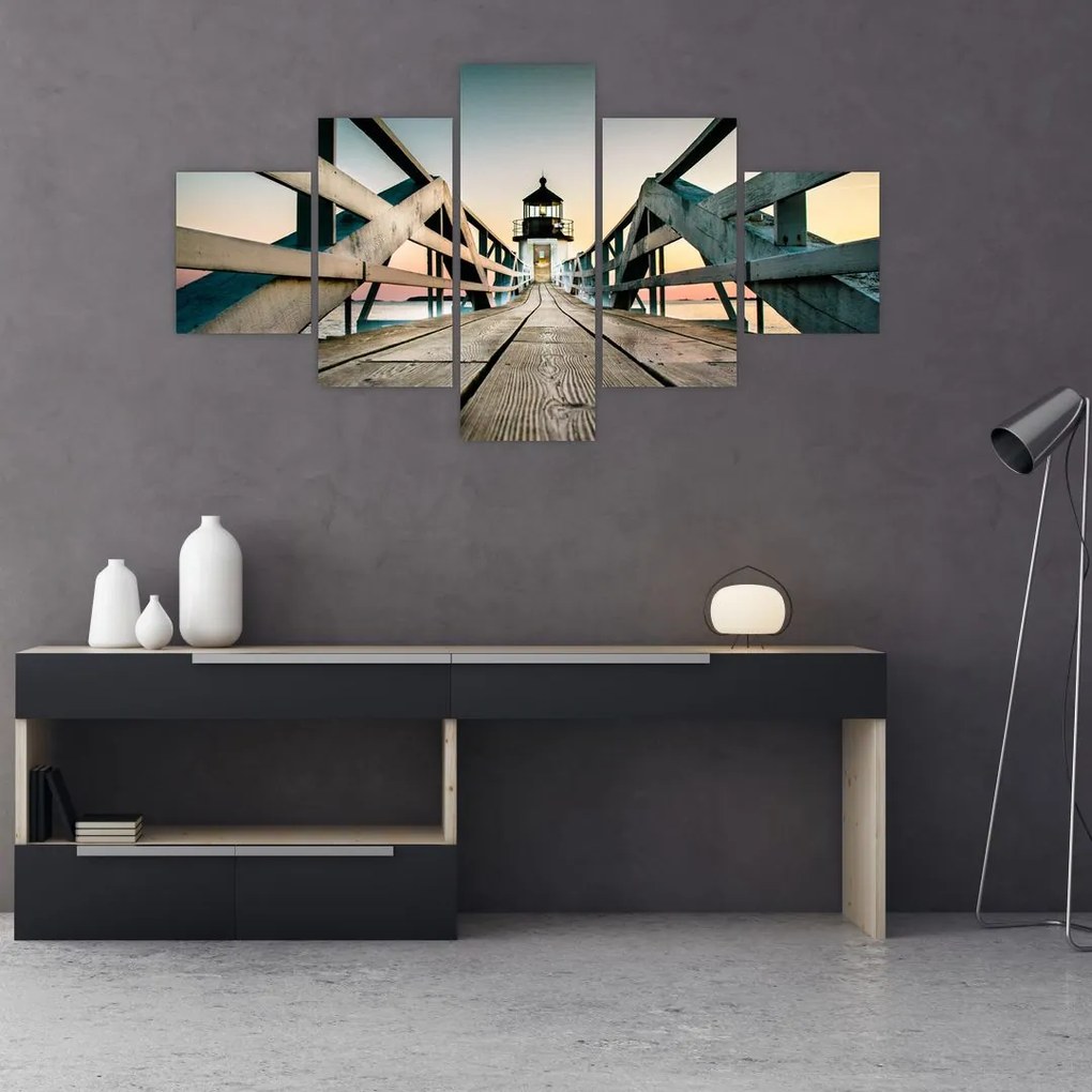 Obraz - Na molo (125x70 cm)