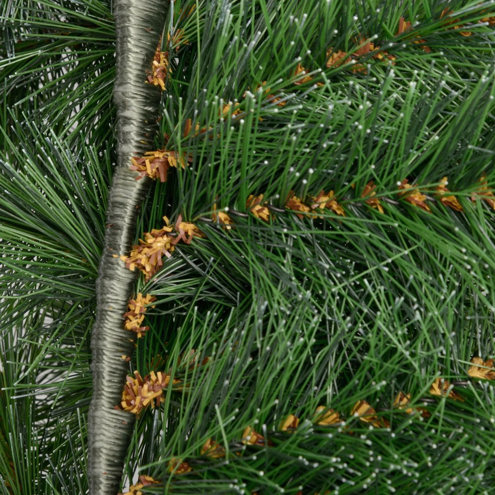 HOMCOM Girlanda świąteczna 1,8 m, dekoracja z 160 końcówkami, Zielona | Aosom PL