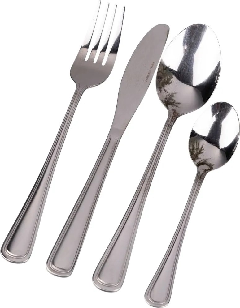 Bormioli Rocco 48-częściowy zestaw obiadowy z sztućcami Prima & Hanna