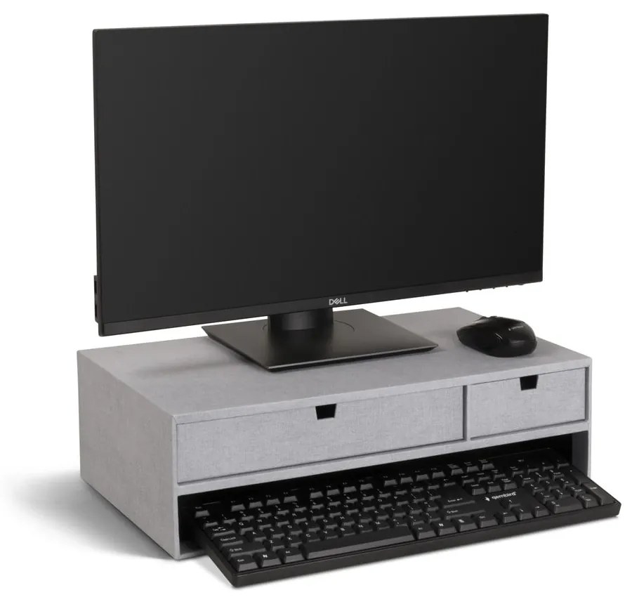 Kartonowy organizer na dokumenty z szufladką Ted Canvas Paper Laminate – Bigso