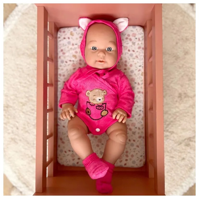 Woopie lalka bobas w ubranku misio 46 cm