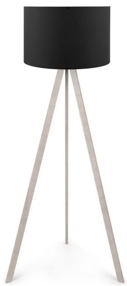 Lampa stojąca AYD 1xE27/60W/230V czarno-beżowa